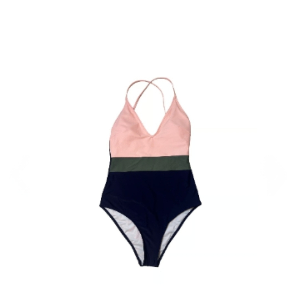 Colorblock Onepiece Swimsuit